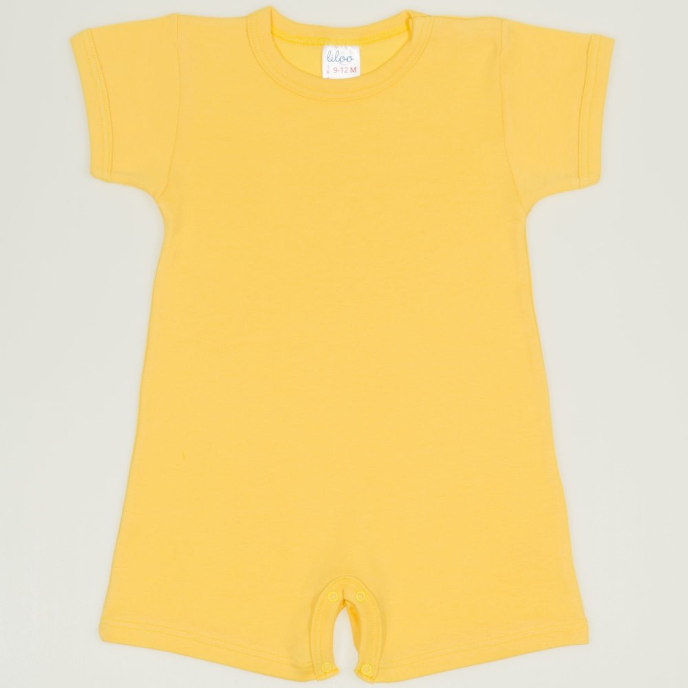 Minion yellow romper (short sleeve & pants) | liloo