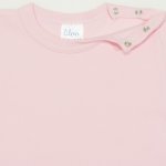 Salopeta maneca scurta si pantaloni scurti orchid pink imprimeu printesa | liloo 