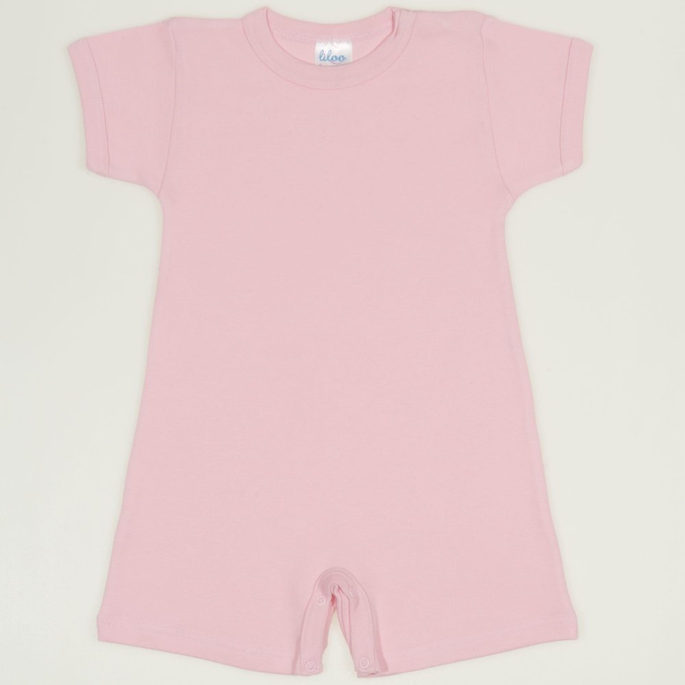 Orchid pink romper (short sleeve & pants) | liloo