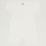 Blanc de blanc romper (short sleeve & pants) | liloo