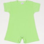 Salopeta maneca scurta si pantaloni scurti summer green uni | liloo