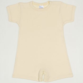 Vanilla custard romper (short sleeve & pants)  | liloo