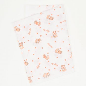 Washable reusable tetra diaper cloth - little bear print | liloo