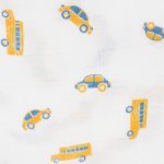 Washable reusable tetra diaper cloth - cars & busses print | liloo