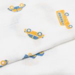 Washable reusable tetra diaper cloth - cars & busses print | liloo