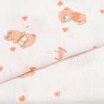 Washable reusable tetra diaper cloth - little bear print | liloo