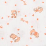 Washable reusable tetra diaper cloth - little bear print | liloo