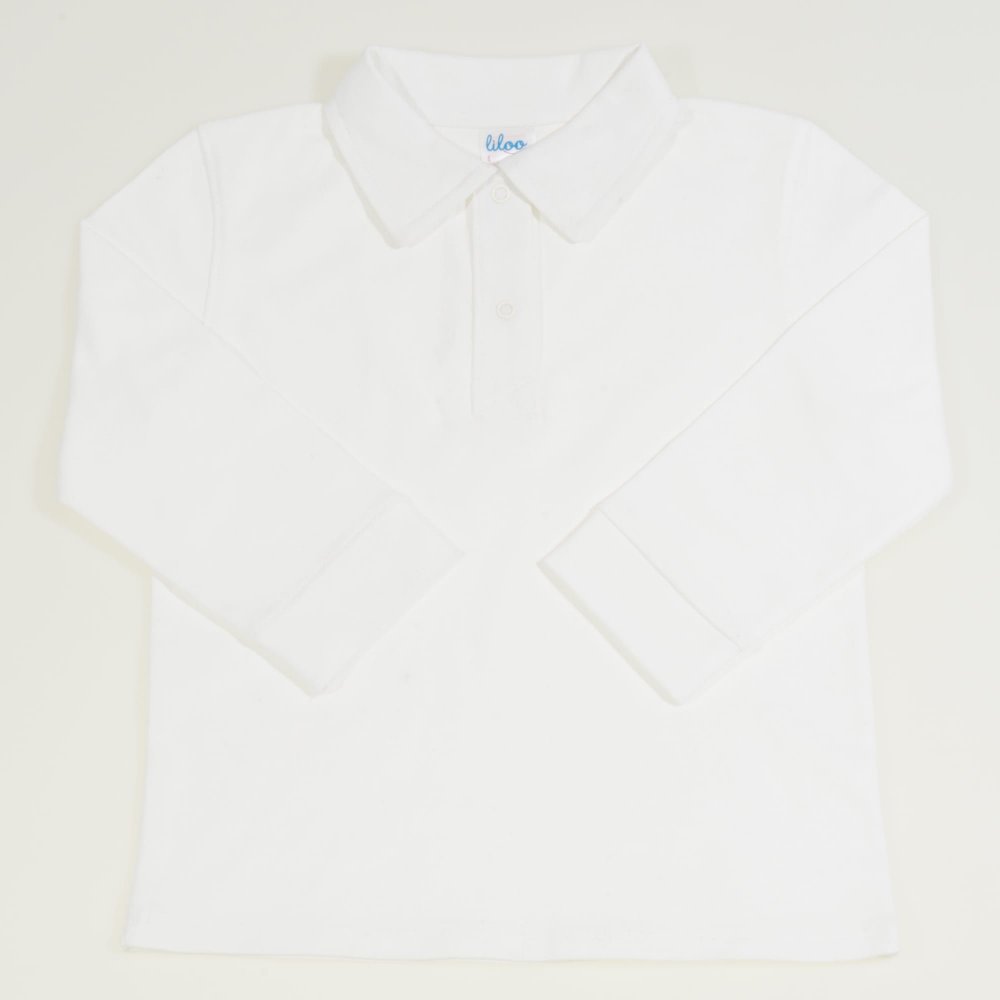 Tricou polo copii - ecru | liloo