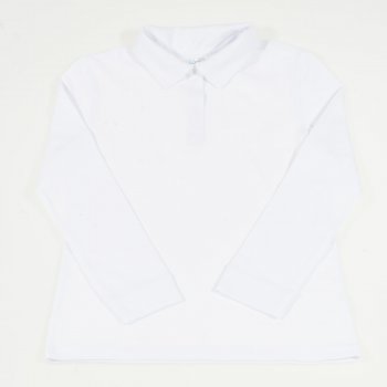 Tricou polo copii - alb | liloo