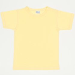 Tricou mânecă scurtă galben