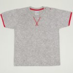 Grey with red short-sleeve tee  | liloo