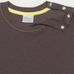 Brown with yellow and green short-sleeve tee | liloo