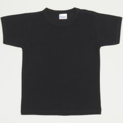 Black short-sleeve tee