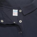 Navy blue short sleeve t-shirt polo | liloo