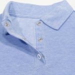 Light blue short sleeve t-shirt polo | liloo