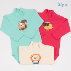 Turtleneck bodysuits for kids and babies