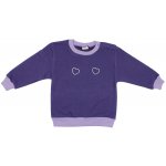 Costum trening gros violet imprimeu inimioare | liloo