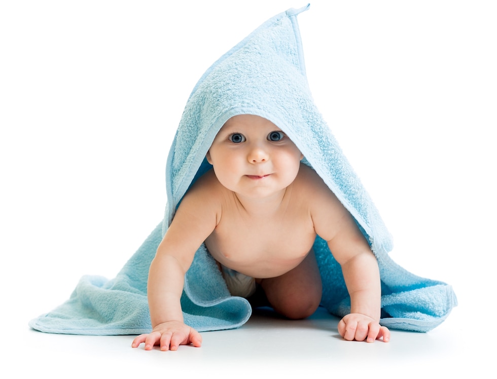 Children bath towels