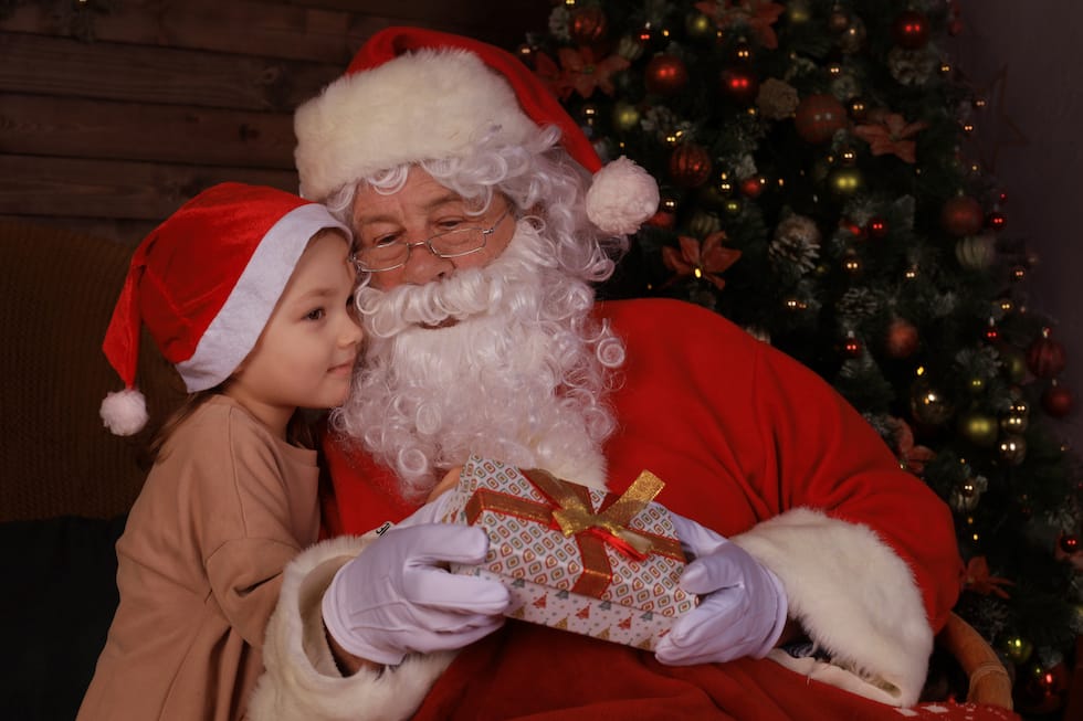 Santa Claus with child 1