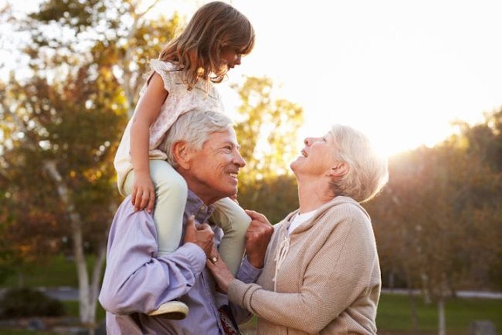 grandparents with granddaughter 1