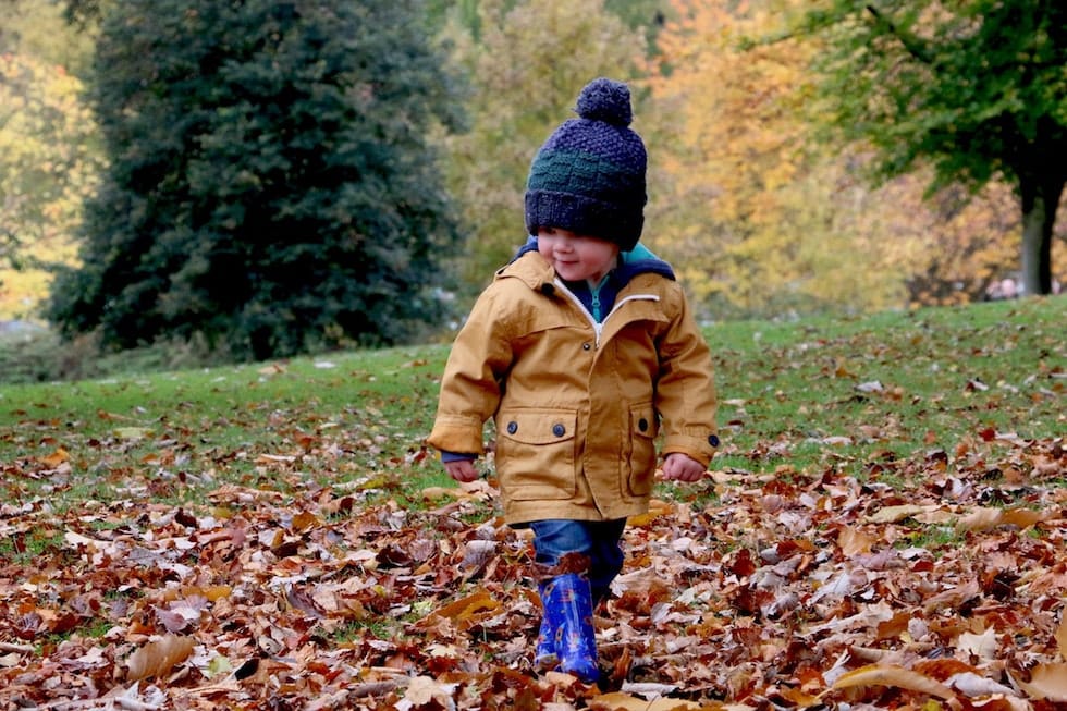 Child in the forest